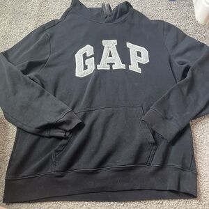 GAP Black Logo Hoodie